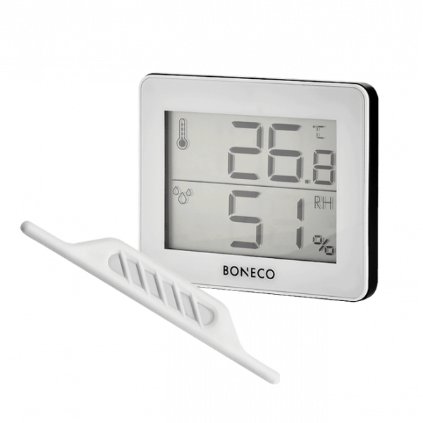 Гигрометр-термометр электронный X200 + Антимикробный серебряный стержень Boneco